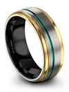 Couple Wedding Ring for Fiance and Him Rare Tungsten Bands Unique Engagement - Charming Jewelers