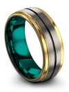 Matching Wedding Band for Woman&#39;s and Male Tungsten Wedding Ring Rings Man Cute - Charming Jewelers
