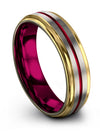 Wedding Anniversary Ring for Ladies Only Tungsten Bands Matching Rings Couple - Charming Jewelers