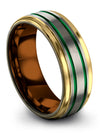Matching Wedding Band Sets for His and Wife Tungsten Bands for Men&#39;s Small - Charming Jewelers