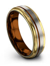 Wedding Rings Couples Set Tungsten Christian Band for Men Couple Rings Grey Him - Charming Jewelers