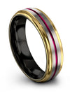Tungsten Promise Ring Set for Boyfriend and Boyfriend Tungsten Grey Gunmetal - Charming Jewelers