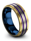Promise Ring Sets for Mens Matching Tungsten Wedding Rings Couples Matching Man - Charming Jewelers