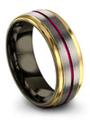 Minimalist Wedding Rings Ladies Special Wedding Rings Grey Couple Bands Awesome - Charming Jewelers