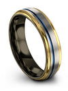 Tungsten Grey Wedding Bands for Guy Common Tungsten Band Couples Promise Band - Charming Jewelers