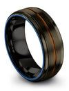 Metal Promise Band for Womans Tungsten Band for Boyfriend and Boyfriend Custom - Charming Jewelers