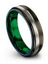 Unique Men Wedding Rings Common Tungsten Rings Handmade Ring Graduation 80th - - Charming Jewelers