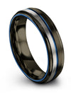 Solid Wedding Rings for Male Tungsten Ring for Couples Personalized Couple - Charming Jewelers