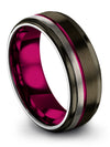 Set Wedding Bands Tungsten Carbide Gunmetal Boyfriend His Gifts for Brother - Charming Jewelers
