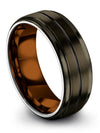 Wedding Anniversary Bands for Male Tungsten Ring for Man