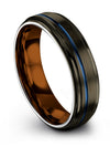Wedding Sets Rings Boyfriend and His Gunmetal Band Tungsten Promise Bands - Charming Jewelers