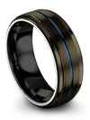 Modern Wedding Bands for Guys Tungsten Band for Men Matching Ring Sets - Charming Jewelers