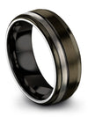 Wedding Bands Sets for Woman and Ladies Tungsten Ring Couple Promise Band Set - Charming Jewelers