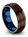 Wedding Ring for Husband and Him Sets Perfect Tungsten Band Primise Ring Gift - Charming Jewelers