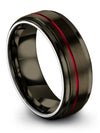 Wedding Rings Set for Wife Tungsten Engagement Guy Band Him and Him Matching - Charming Jewelers