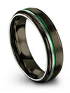 Gunmetal Tungsten Promise Rings Sets Tungsten Band Gunmetal and Ring Womans - Charming Jewelers