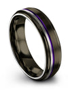 Wedding Gunmetal Tungsten 6mm Ring for Lady Womans Gunmetal Bands Gunmetal Cute - Charming Jewelers