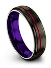 Wedding Ring Engagement Womans Rings Tungsten Bands Natural Finish Engraved - Charming Jewelers