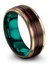 Wedding Woman&#39;s Gunmetal Ring Gunmetal Tungsten Promise Ring Solid Gunmetal - Charming Jewelers