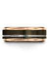 Matching Gunmetal Wedding Band Woman&#39;s Wedding Ring Tungsten Carbide - Charming Jewelers