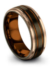 Gunmetal Plated Wedding Bands Set Tungsten Engagement Ladies Bands Engraved - Charming Jewelers