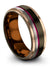 Anniversary Ring and Band 8mm Woman's Wedding Ring Tungsten