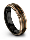 Wedding Rings Set for Ladies Gunmetal Carbide Tungsten Wedding Band Primise - Charming Jewelers