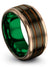 Mens Fathers Day Common Tungsten Bands Promise Ring