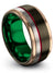 Graduate Wedding Ring Wedding Rings Tungsten Womans 10mm