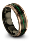 Wedding Ring for Couples Gunmetal Tungsten Band for Male Engagement Woman&#39;s - Charming Jewelers