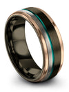 Wedding Rings Sets for Girlfriend and Fiance Matching Tungsten Ring for Couples - Charming Jewelers