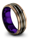 Wedding Set Rings for Boyfriend and Husband Tungsten Male Wedding Bands - Charming Jewelers