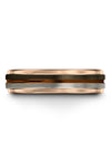 Men Gunmetal Anniversary Ring Tungsten Gunmetal Tungsten Carbide Ring for Men&#39;s - Charming Jewelers