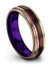 Woman Gunmetal Plain Anniversary Ring Tungsten Bands Wife and Her Brushed - Charming Jewelers