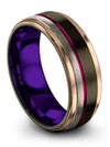Tungsten Carbide Wedding Rings Sets Tungsten Ring Natural Bands for Guy - Charming Jewelers