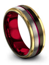 Wedding Band Jewelry Tungsten Wedding Ring for Couples Friendship Matching - Charming Jewelers
