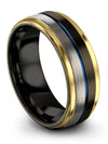 Gunmetal Wedding Band Set Gunmetal Tungsten Rings for Woman&#39;s Wedding Band - Charming Jewelers