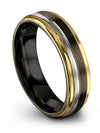 Solid Wedding Band for Men&#39;s Tungsten Gunmetal Ring Gunmetal Grey Jewelry - Charming Jewelers