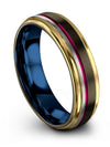 Wedding Rings Boyfriend and Girlfriend Tungsten I Love You Rings Matching - Charming Jewelers