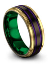 Wedding Rings for Both 8mm Tungsten Wedding Rings Wife and Girlfriend Jewlery - Charming Jewelers