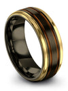 Weddings Rings Sets for Wife and Fiance Wedding Ring Tungsten Carbide 8mm Guys - Charming Jewelers