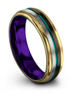 Woman Wedding Tungsten Carbide Wedding Ring 6mm Gunmetal Jewelry for Man 6mm - Charming Jewelers