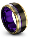 Wedding Ring His Polished Tungsten Bands for Woman&#39;s Promise Bands for Male - Charming Jewelers